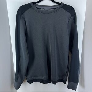 all in motion Grey and Black Long Sleeve Shirt Men's Size Medium, Thick Fabric